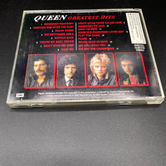 TOCP-8284 Queen Greatest Hits Compilation CD Remastered w/ OBI 1994 - Picture 7 of 8